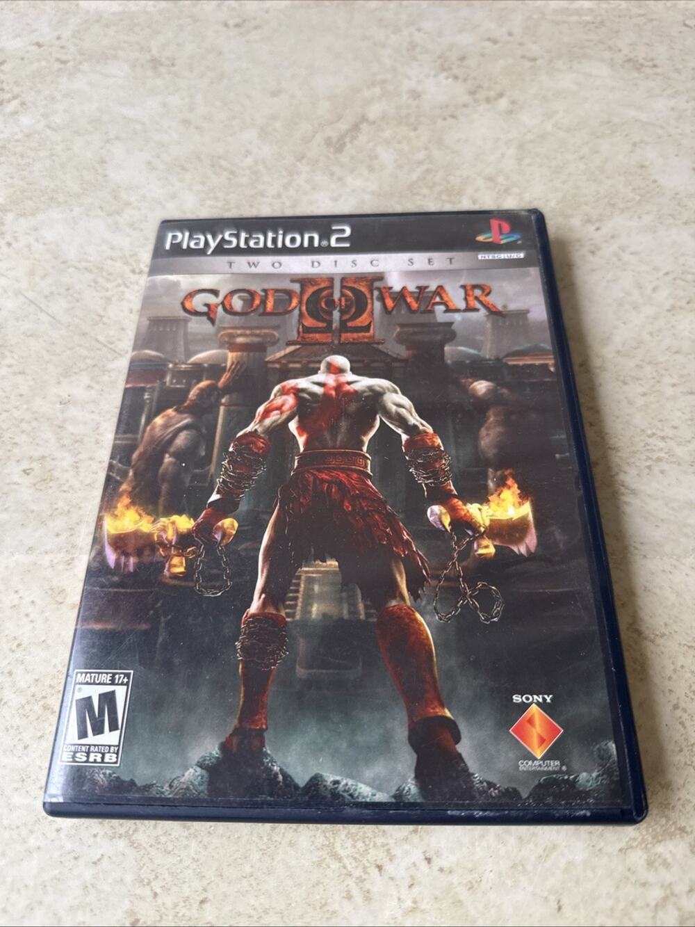 God of War ll 2 Sony PlayStation 2 PS2 Game Black Label